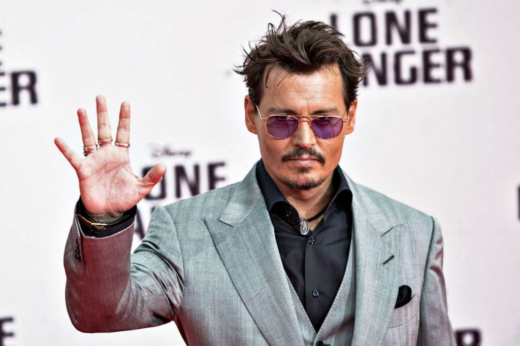 Un primo piano di Johnny Depp