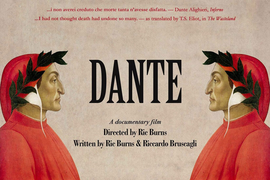 Il poster di Dante, uno dei 5 documentari Rai da non perdere nel 2020/2021