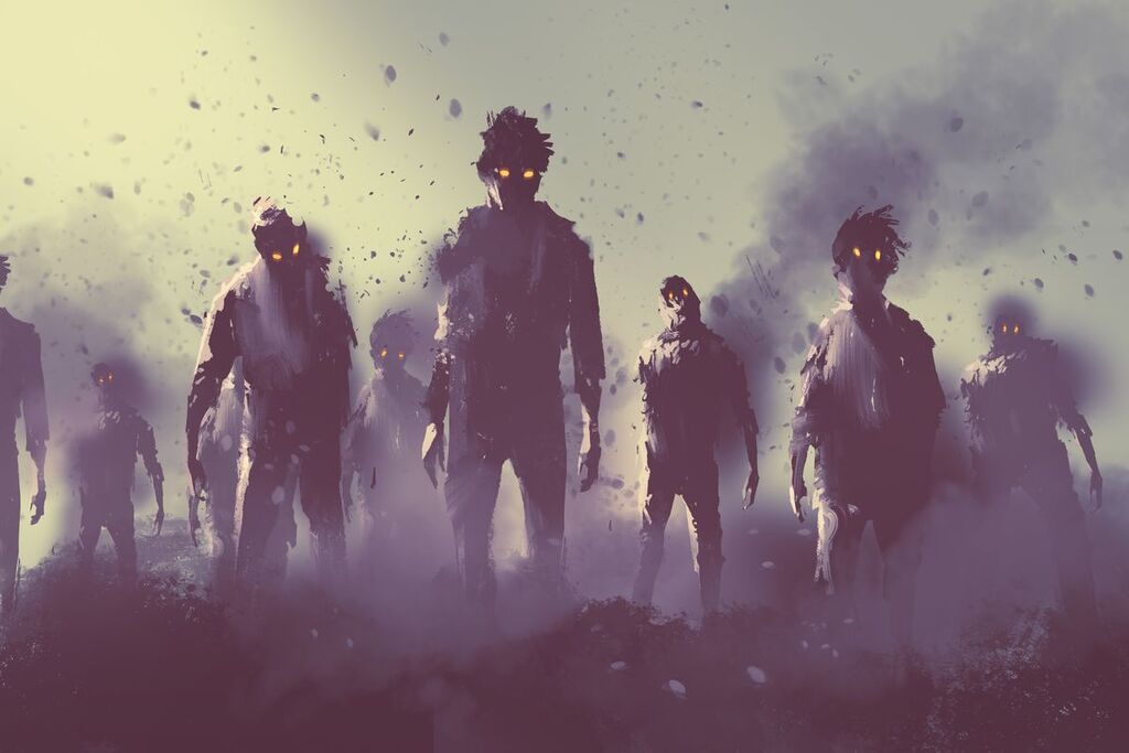 Un gruppo di zombie