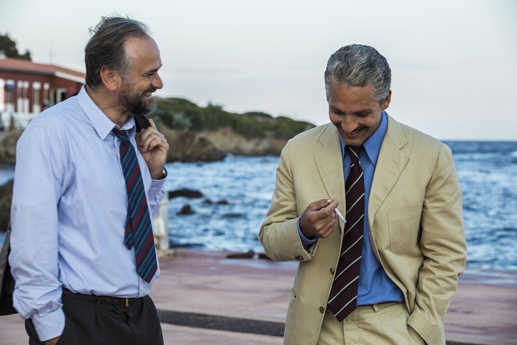 Massimo Popolizio e Giuseppe Fiorello in una scena del film Era d'estate