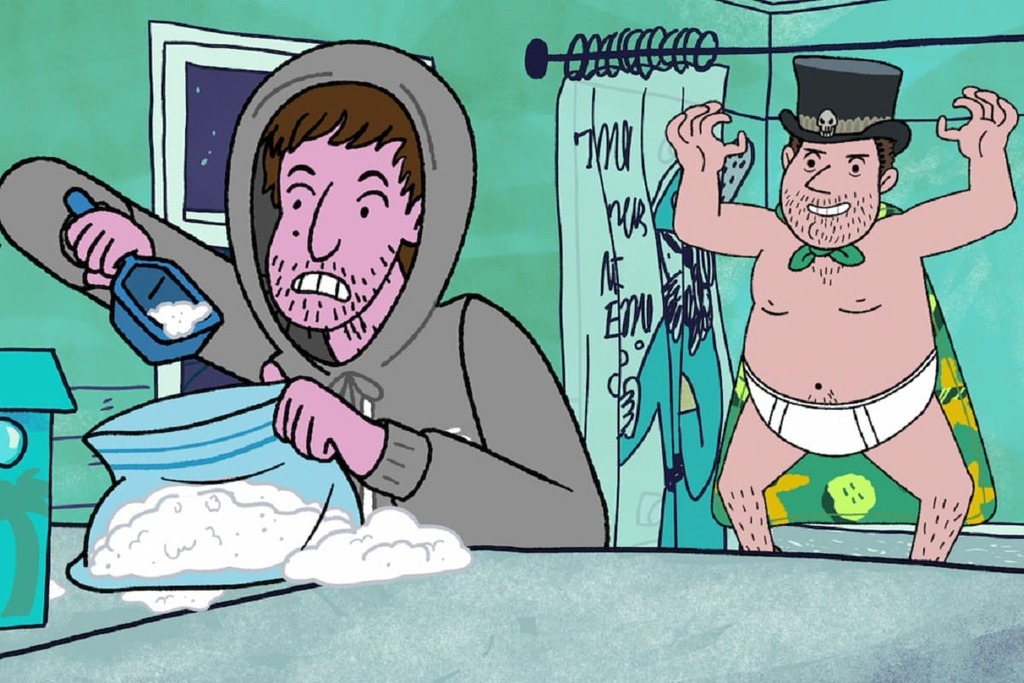 Una scena della serie animata Long Story Short