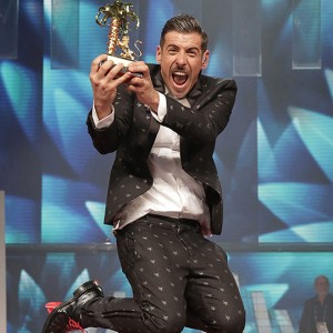 Tapiro d’oro a Francesco Gabbani dopo l'Eurovision Song Contest